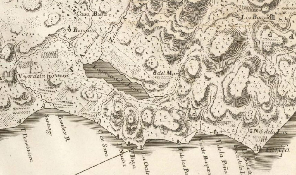 Mapa Cartografía Vejer